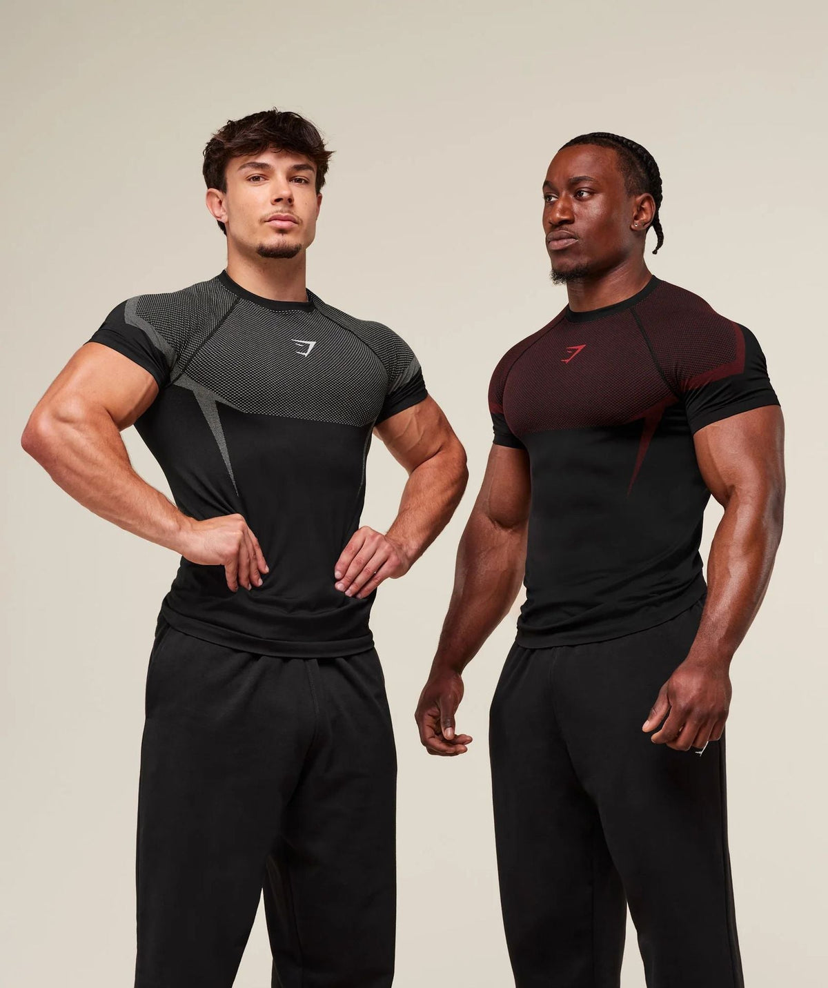 GYMSHARK/ONYX5 Short-Sleeve Compression Training Shirt