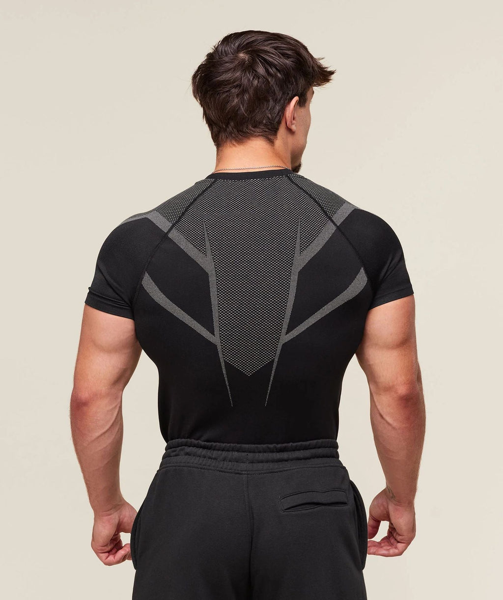 GYMSHARK/ONYX5 Short-Sleeve Compression Training Shirt