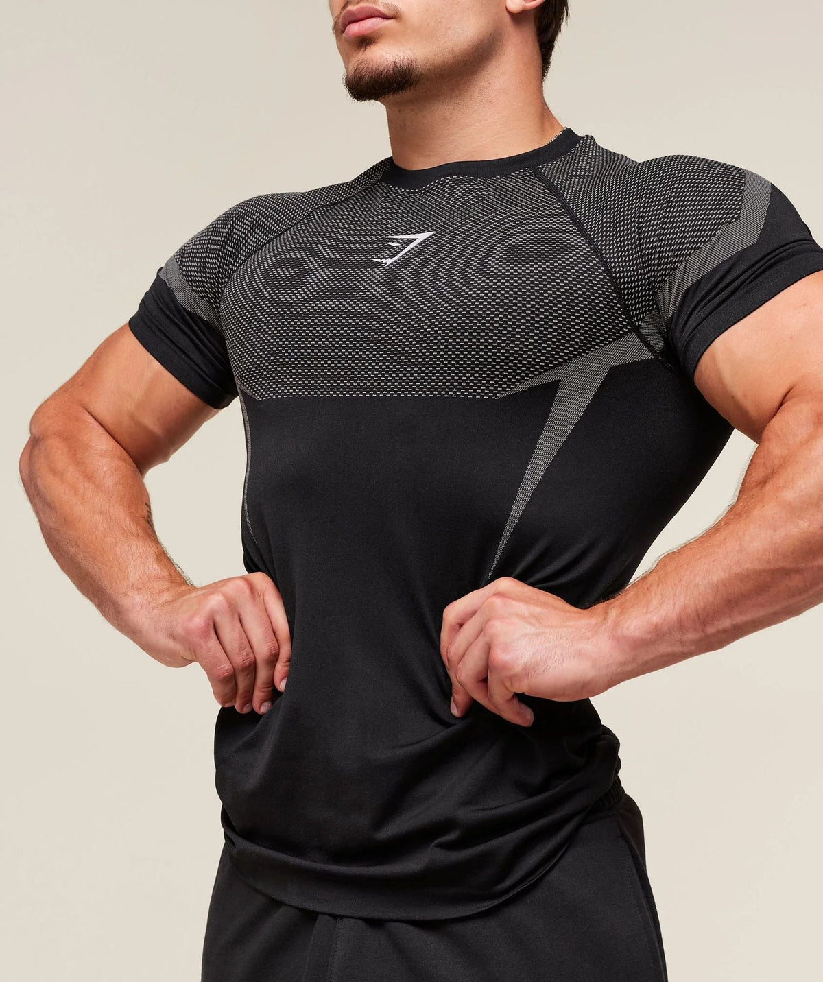 GYMSHARK/ONYX5 Short-Sleeve Compression Training Shirt