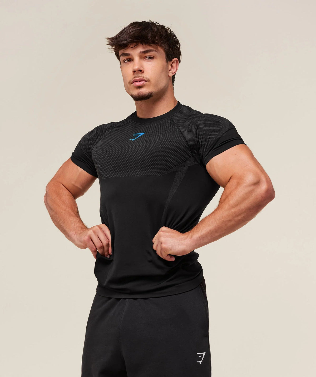 GYMSHARK/ONYX5 Short-Sleeve Compression Training Shirt