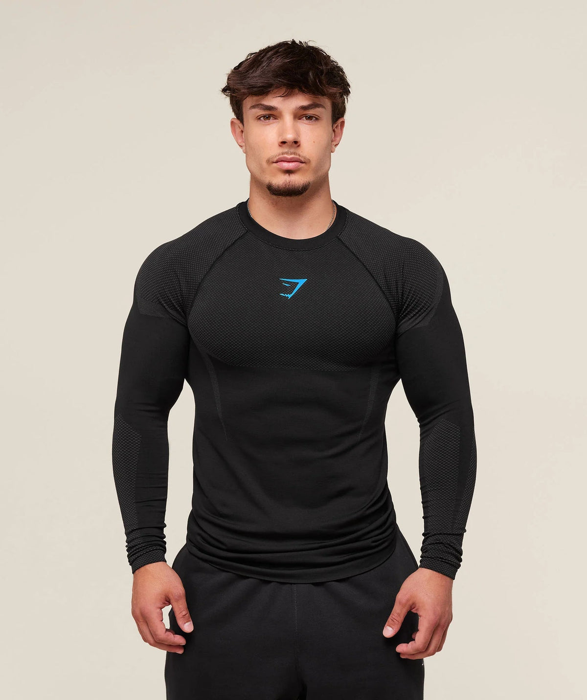 GYMSHARK/ONYX5 Long-Sleeve Compression Training Shirt
